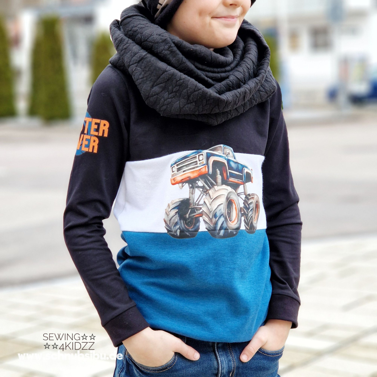 Bügelbild Monstertruck